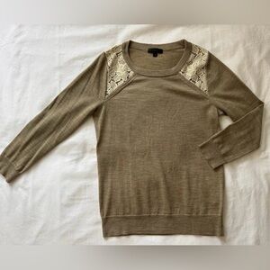 J Crew Womens 100% Merino Wool  Sweater Small